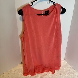 Worthington Pink Tank Top Blouse